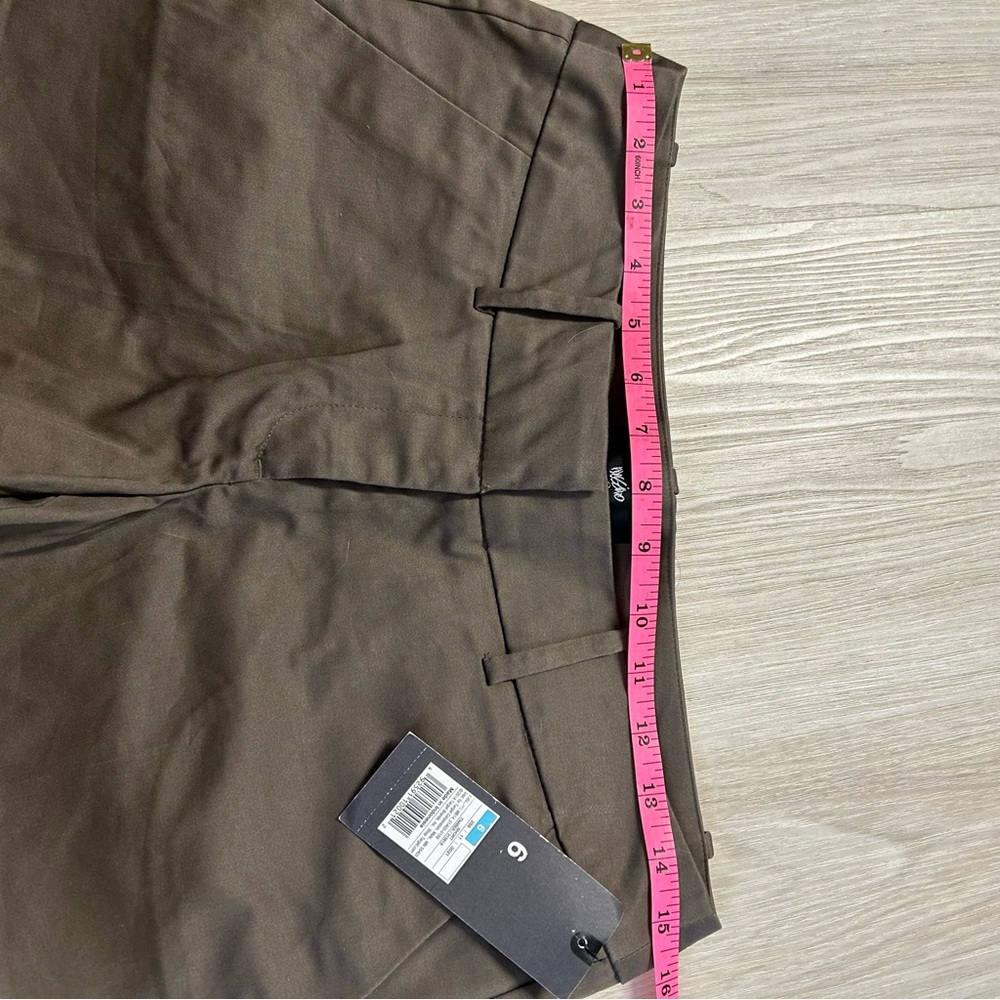 Mossimo Brown Trouser Shorts Womens‎ 6 New - Picture 5 of 7